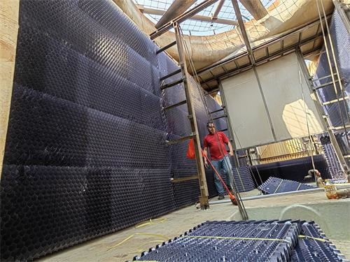 方形橫流式玻璃鋼冷卻塔填料除水器,玻璃鋼方形冷卻塔